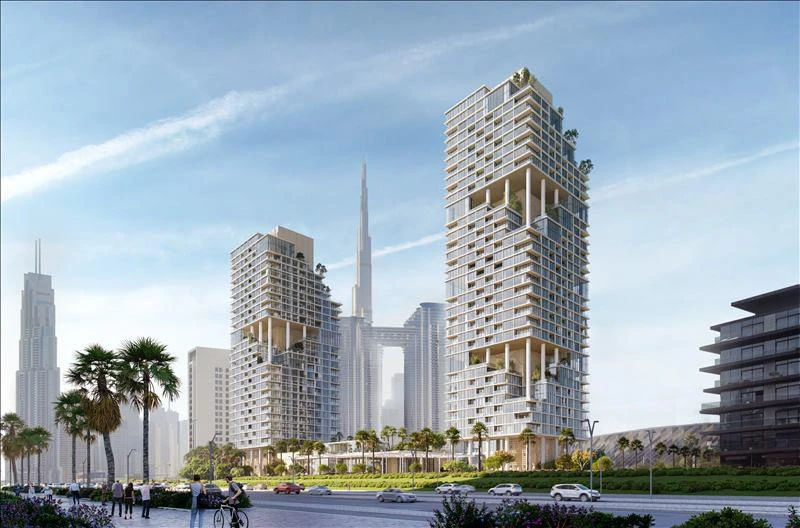 Новая высотная резиденция Verve City Walk с бассейнами, ресторанами и торговым центром в 5 минутах от центра города, City Walk, Дубай, ОАЭ