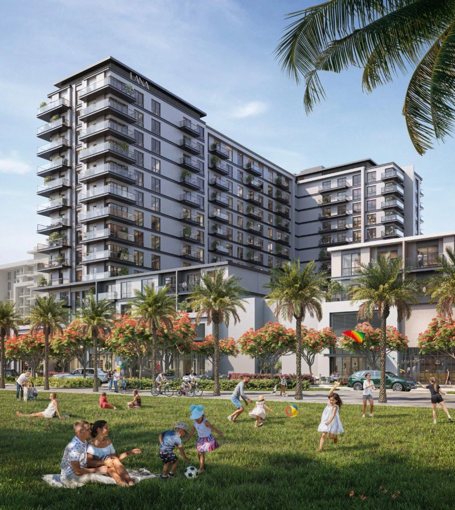 Новая резиденция LANA on the Park с бассейном и тренажерным залом, Town Square, Дубай, ОАЭ