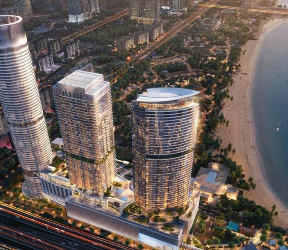 Высотная резиденция Palm Beach Tower от Nakheel, с прямым выходом на пляж рядом с Дубай Марина и Бурдж Халифа, Palm Jumeirah, Дубай, ОАЭ