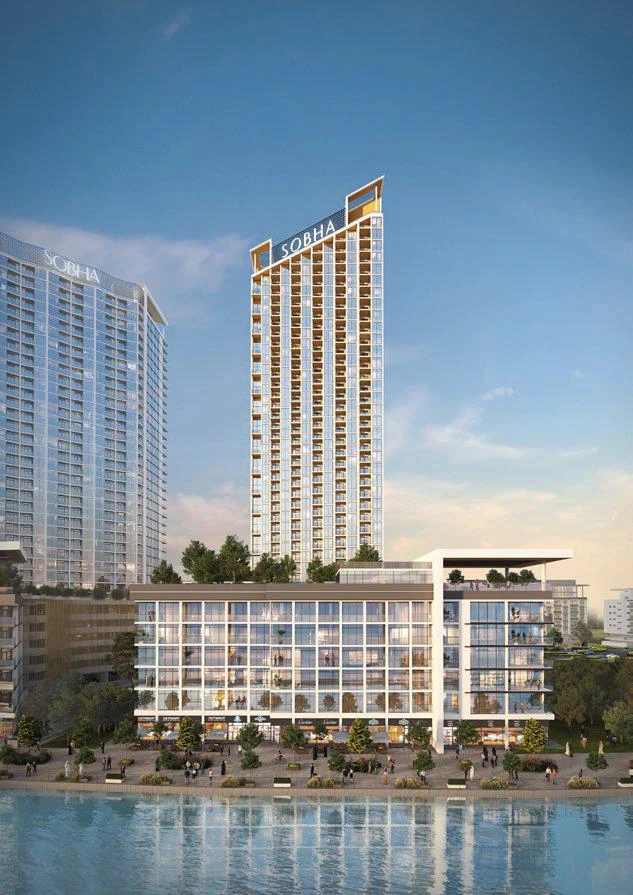 Высотная резиденция Waves Opulence с садом и бассейном рядом с пляжем, Sobha Hartland, Дубай, ОАЭ