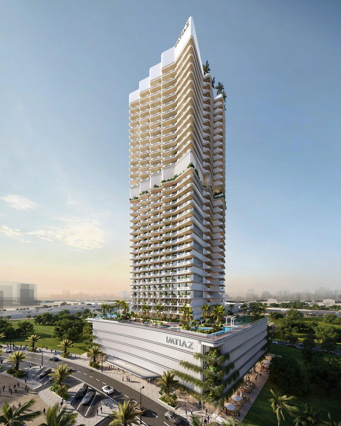 Новая резиденция Cove с бассейнами и бизнес-центром, Dubai Land, Дубай, ОАЭ