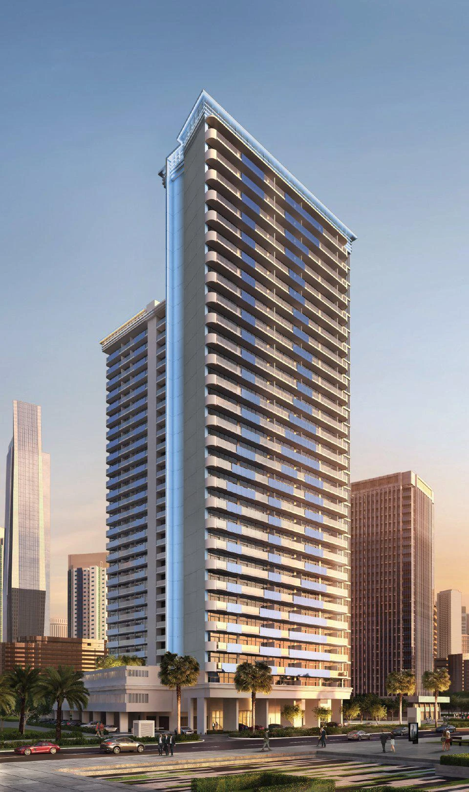 Высотная резиденция Merano Tower с круглосуточной охраной рядом с Бурдж Халифа и Джумейра-Бич, район Business Bay, Дубай, ОАЭ