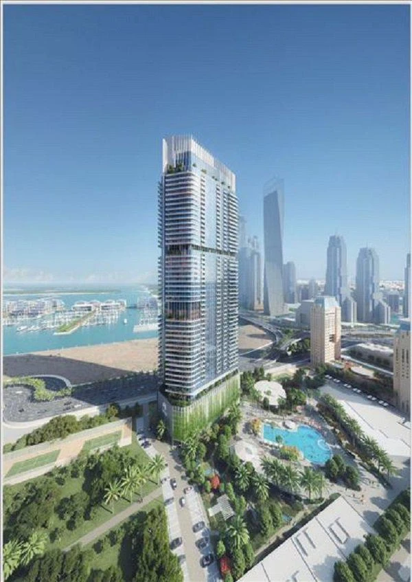 Новая резиденция Grand Residences с бассейном и оздоровительным центром, Dubai Marina, Дубай, ОАЭ
