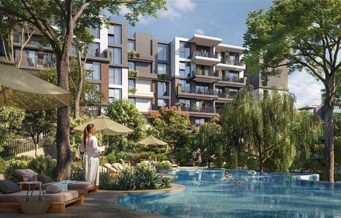 Новая резиденция в окружении леса Ghaf Woods с бассейнами в экологичном районе Al Barari, Дубай, ОАЭ