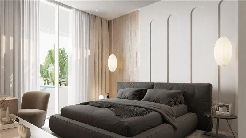 Новая резиденция Samana Portofino с бассейнами и зоной отдыха, Dubai Production City, Дубай, ОАЭ