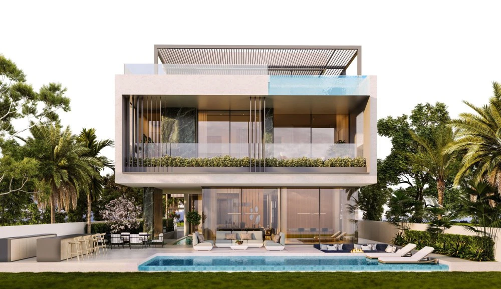 Эксклюзивный комплекс вилл рядом с пляжем, престижным гольф-клубом и живописными парковыми зонами, Damac Hills, Дубай, ОАЭ