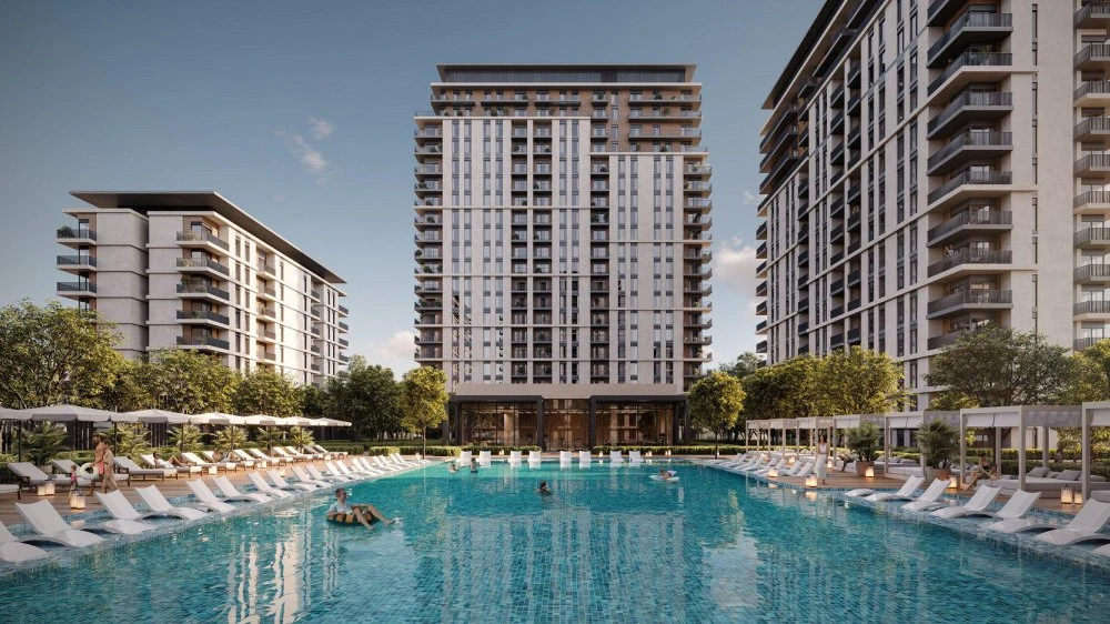 Новая резиденция Park Lane с бассейном и зелеными зонами, Dubai Hills, Дубай, ОАЭ