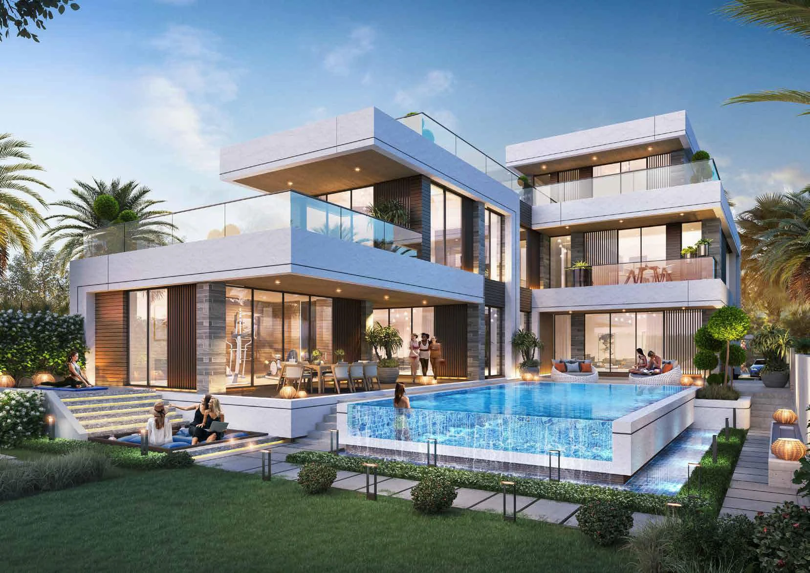 Новый элитный комплекс вилл Marocco Villas на берегу лагуны, DAMAC Lagoons, Дубай, ОАЭ