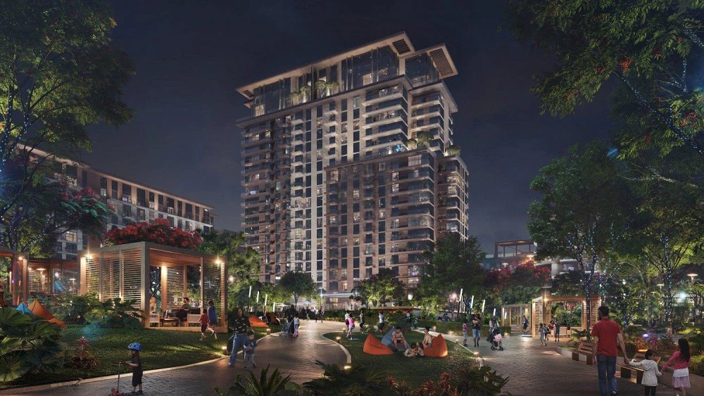 Современная резиденция Fern City Walk с развитой инфраструктурой рядом с достопримечательностями, в престижном районе Al Wasl, Дубай, ОАЭ