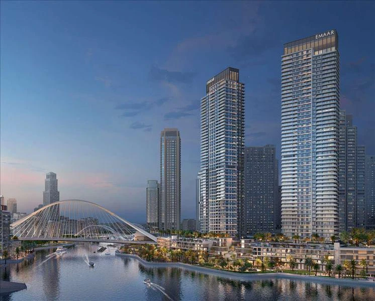 Высотная резиденция Creek Waters рядом с яхт-клубом, Dubai Creek Harbour, Дубай, ОАЭ