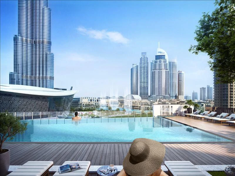 Новая высотная резиденция Grande Signature Residences с бассейном рядом с Бурдж Халифа, Downtown Dubai, Дубай, ОАЭ