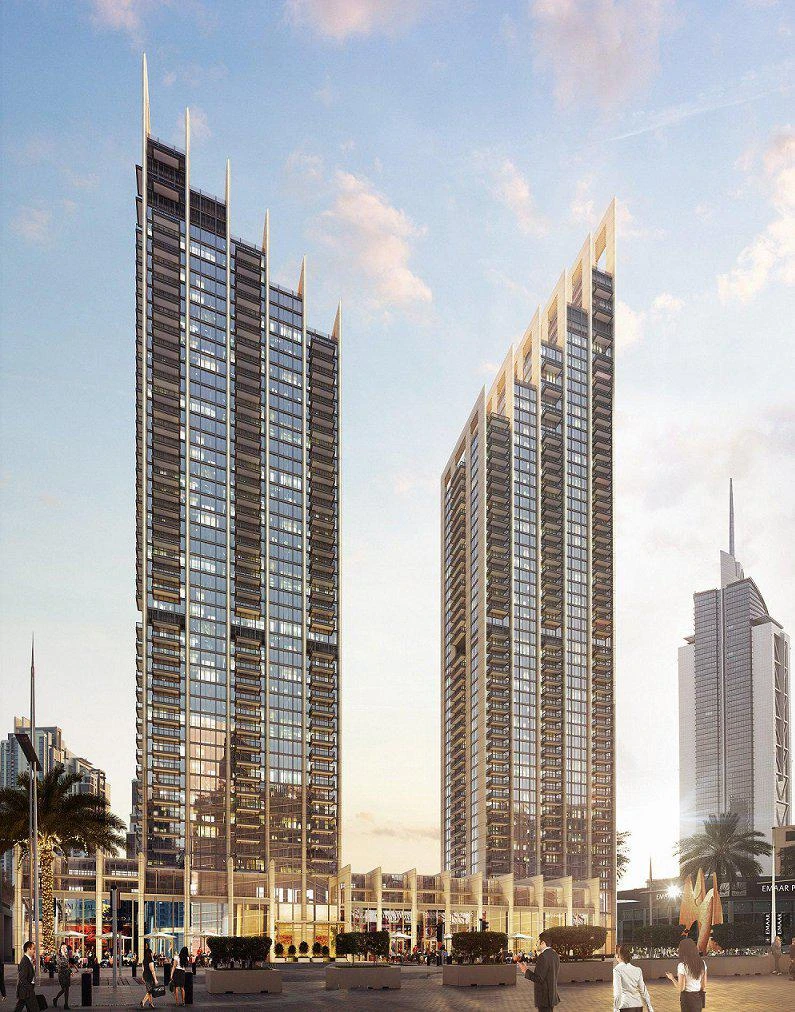 Новая высотная резиденция Blvd Heights рядом с Дубай Молл, Downtown Dubai, ОАЭ