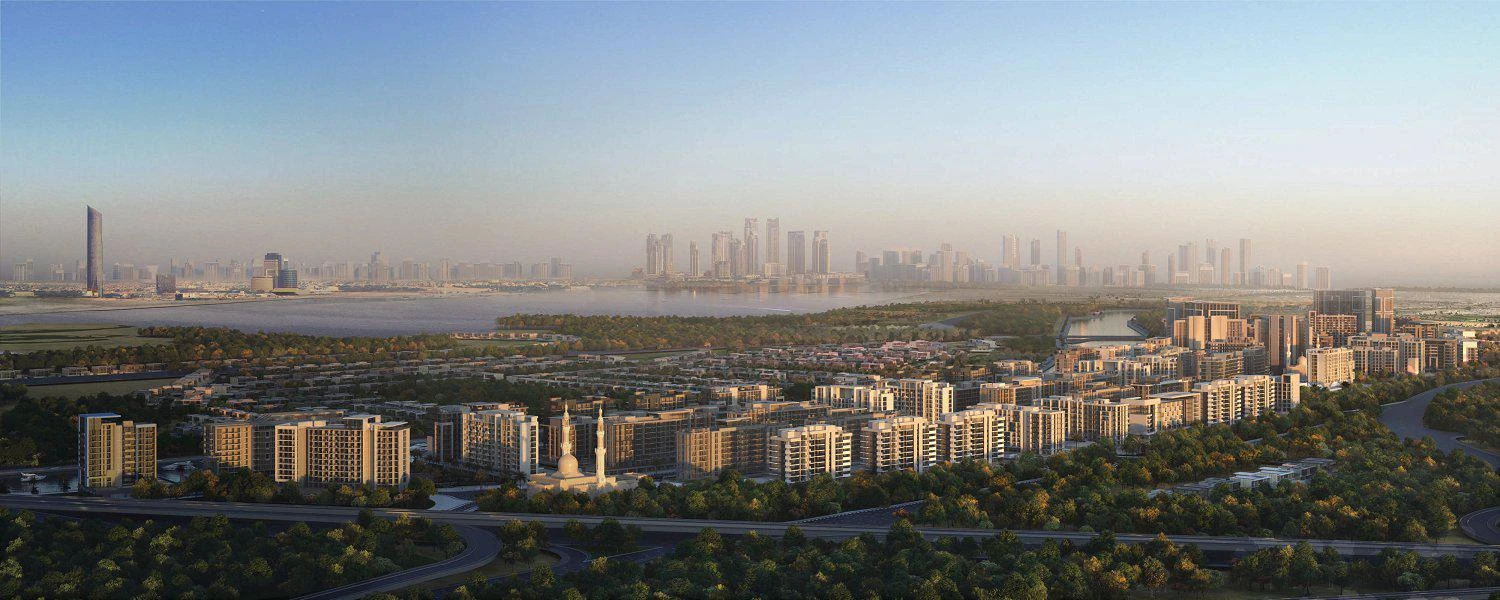 Жилой комплекс Riviera II с бассейном и садом недалеко от пляжа и гольф-клуба, в районе MBR City, ОАЭ