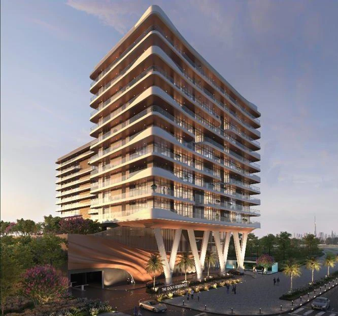 Новая резиденция Golf Residence с бассейнами и зеленой зоной, Dubai Hills, Дубай, ОАЭ