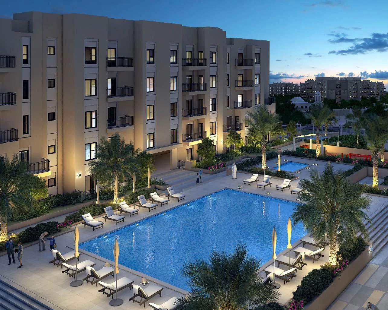 Резиденция Remraam с круглосуточной охраной, бассейнами и зелеными зонами, Dubailand, Дубай, ОАЭ