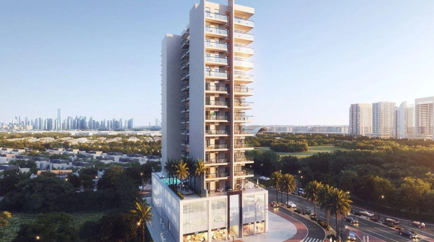 Резиденция Equiti Arcade с бассейном рядом со станциями метро, Jebel Ali Village, Дубай, ОАЭ