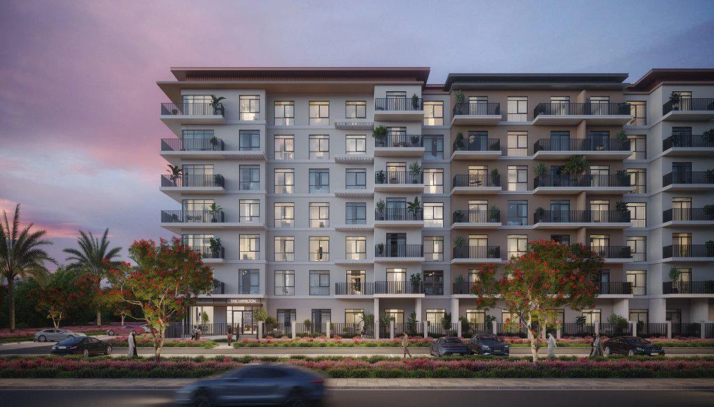 Новая резиденция Hamilton с бассейном и парком, Town Square, Дубай, ОАЭ