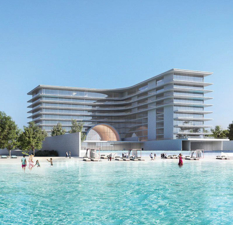 Новая резиденция Armani Beach Residences с собственным пляжем и бассейнами, Palm Jumeirah, Дубай, ОАЭ