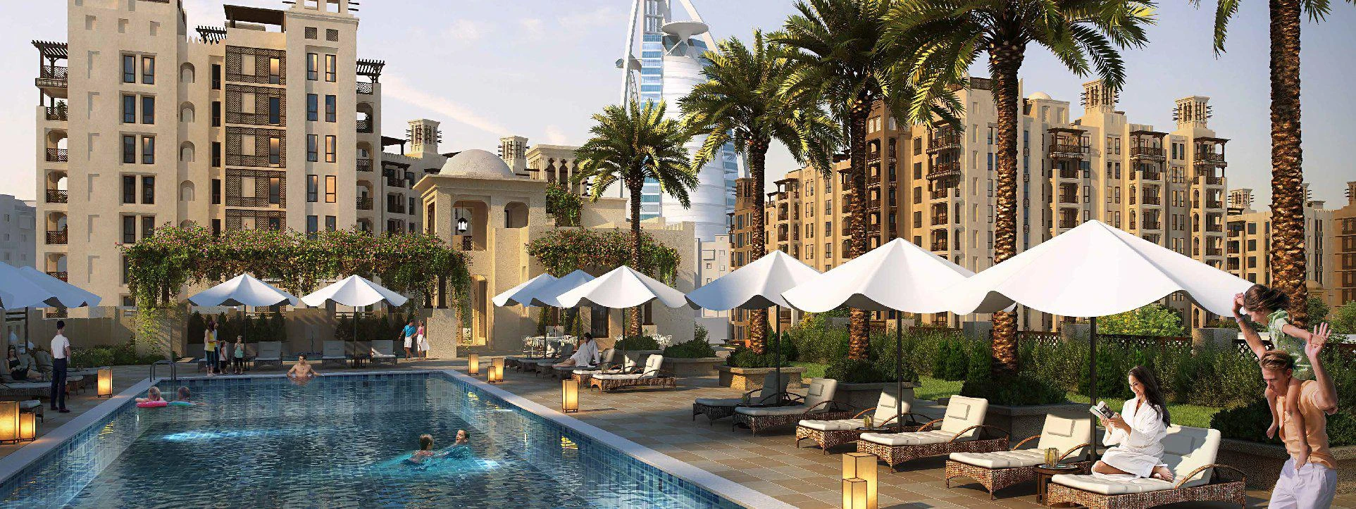 Резиденция Lamtara с бассейнами и парками, Umm Suqeim, Дубай, ОАЭ