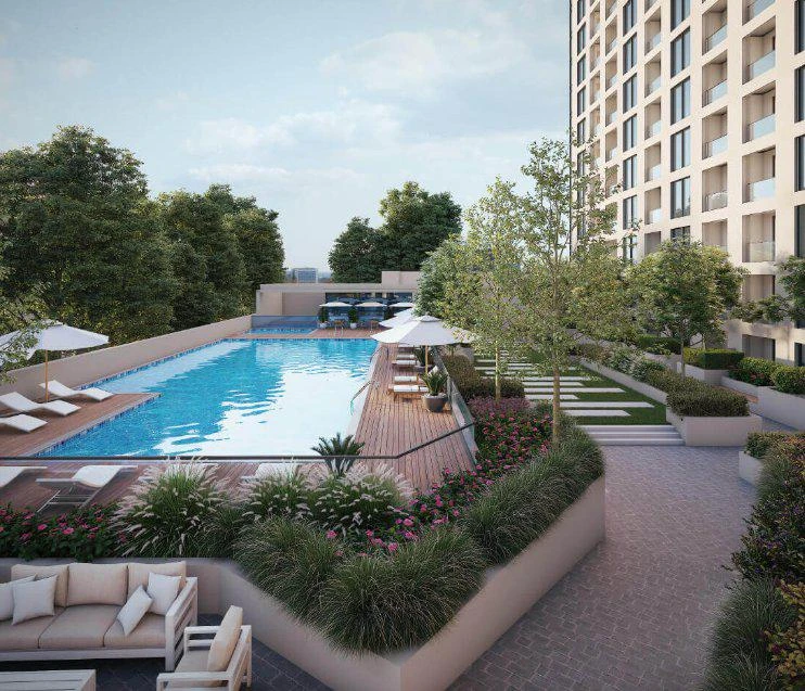 Просторные апартаменты в современной резиденции с бассейном Creek Vistas Grande от застройщика Sobha, Hartland, Дубай, ОАЭ