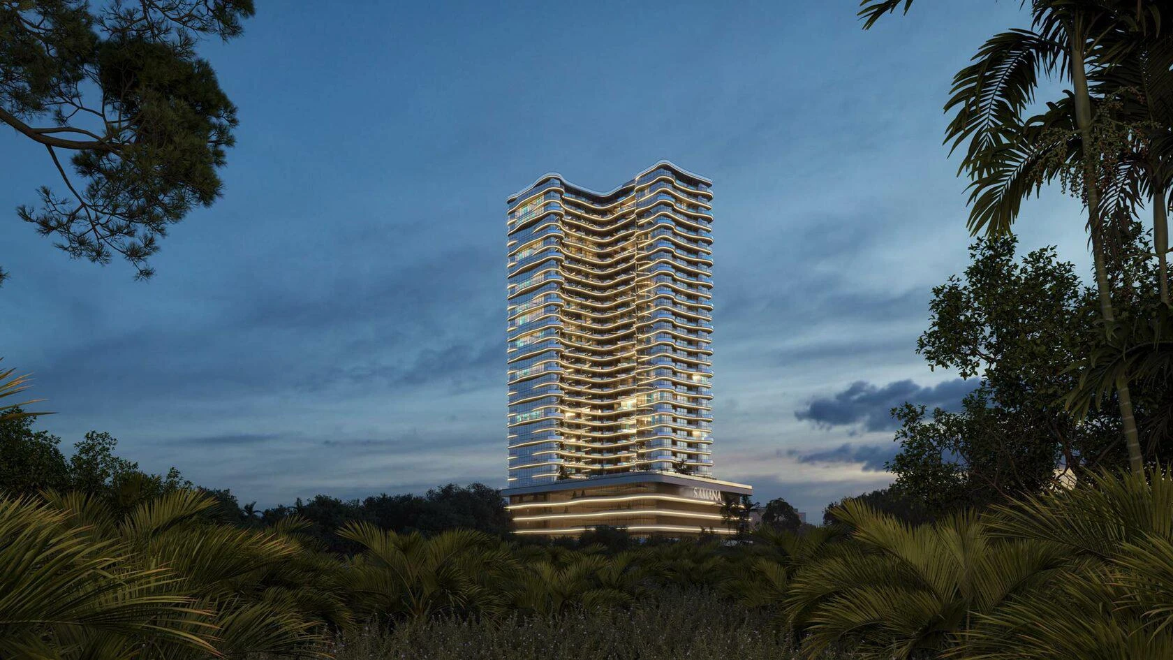 Новая резиденция Barari Views с бассейном и тренажерным залом, Majan, Дубай, ОАЭ