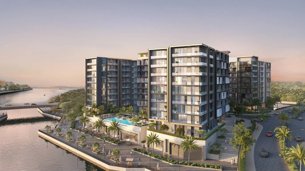 Новая резиденция Art Bay на берегу Дубай-Крик с бассейнами и живописными видами, Al Jaddaf, Дубай, ОАЭ