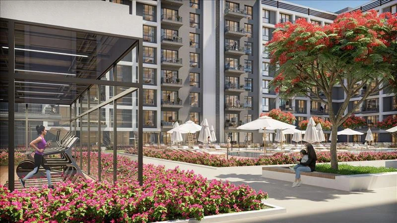 Новая резиденция Grove on the Park с бассейном и детскими площадками, Town Square, Дубай, ОАЭ