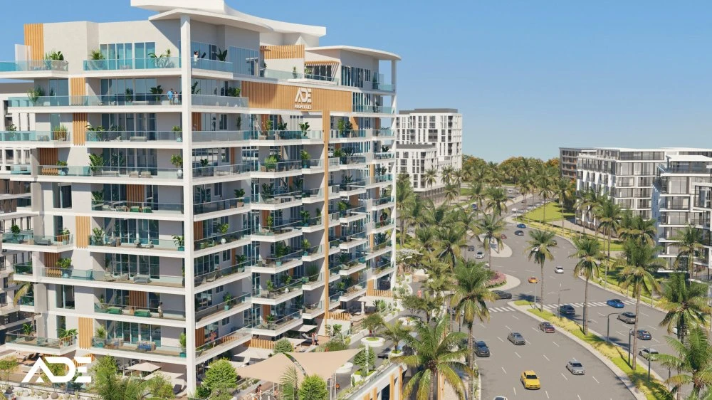 Новая резиденция Deansgate с бассейном и зонами отдыха рядом с парками, Majan, Дубай, ОАЭ