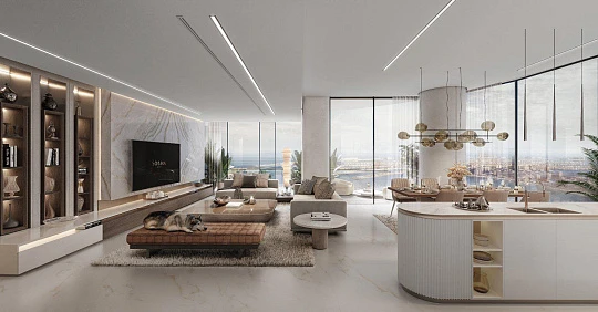 Новая высотная резиденция Seahaven Tower B с бассейном и оздоровительным клубом, Dubai Marina, Дубай, ОАЭ