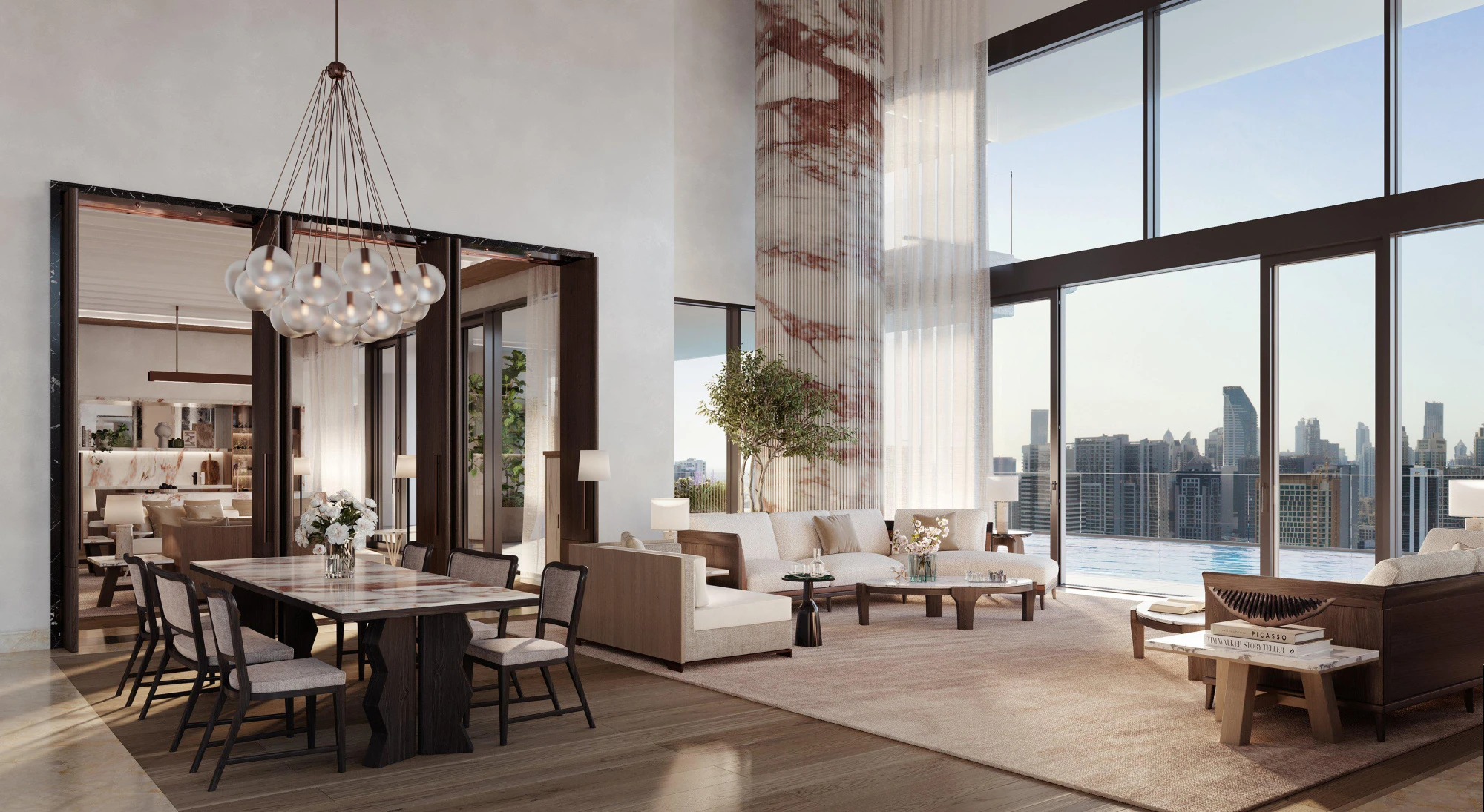 Новый высотный комплекс апартаментов с собственными бассейнами и панорамными видами Vela Viento, Business Bay, Дубай, ОАЭ