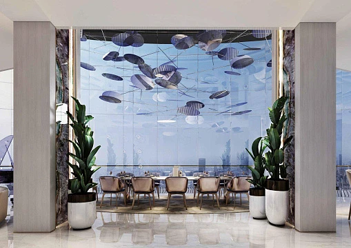 Новая высотная резиденция Altitude с бассейнами на берегу канала, Business Bay, Дубай, ОАЭ