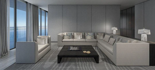 Новая резиденция Armani Beach Residences с собственным пляжем и бассейнами, Palm Jumeirah, Дубай, ОАЭ