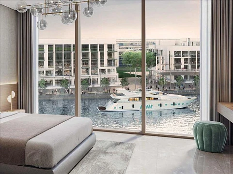 Новая резиденция Canal Front Residences с бассейном на берегу канала, в районе Al Wasl, Дубай, ОАЭ