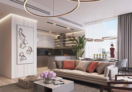 Высотная резиденция Ahad Residences рядом с пляжем и станцией метро, в центре района Business Bay, Дубай, ОАЭ