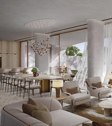 Новый комплекс вилл Luna (Serenity Mansions) с собственным пляжем, Tilal Al Ghaf, Дубай, ОАЭ