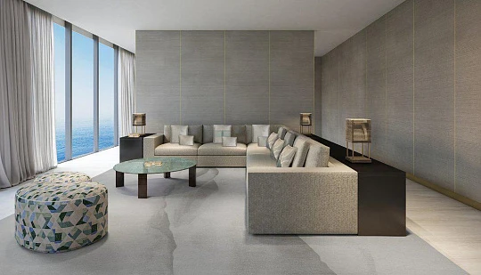 Новая резиденция Armani Beach Residences с собственным пляжем и бассейнами, Palm Jumeirah, Дубай, ОАЭ