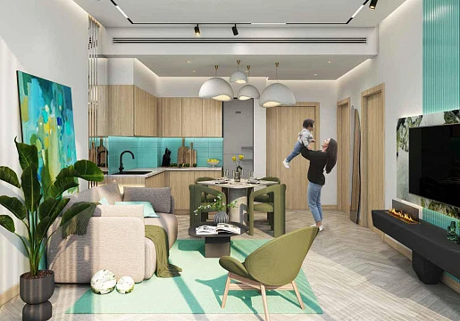 Новая резиденция Elo 2 с бассейном и баром, Damac Hills 2, Дубай, ОАЭ
