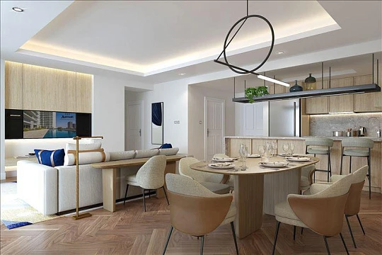 Резиденция Marriott Residences с бассейном и фитнес-центром, Al Barsha South, Дубай, ОАЭ