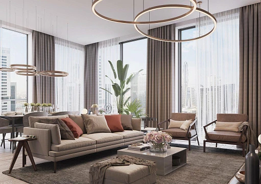 Высотная резиденция Ahad Residences рядом с пляжем и станцией метро, в центре района Business Bay, Дубай, ОАЭ