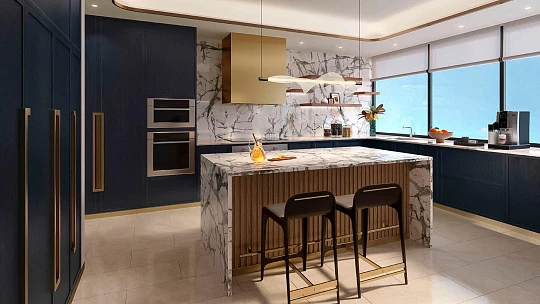 Элитная высотная резиденция на берегу моря Harbour Lights с собственным пляжем и бассейном, Maritime City, Дубай, ОАЭ