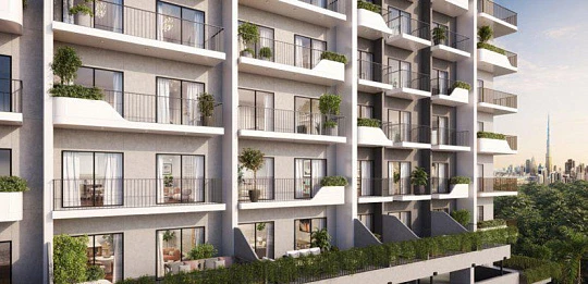 Новая резиденция Weybridge Gardens с бассейном, садами и коворкингом рядом с автомагистралью, Dubailand, Дубай, ОАЭ