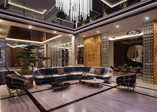 Живописная резиденция Gems Estates рядом с гольф-клубом, район Damac Hills, Дубай, ОАЭ