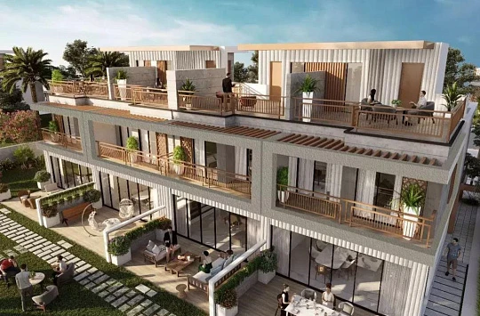 Комплекс таунхаусов Camelia с собственным пляжем, Damac Hills 2, Дубай, ОАЭ