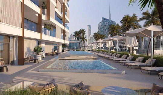 Элитная резиденция Ritz Carlton Residences от Mag Lifestyle с садами и причалом недалеко от Бурдж Халифа, Dubai Creek, Дубай, ОАЭ