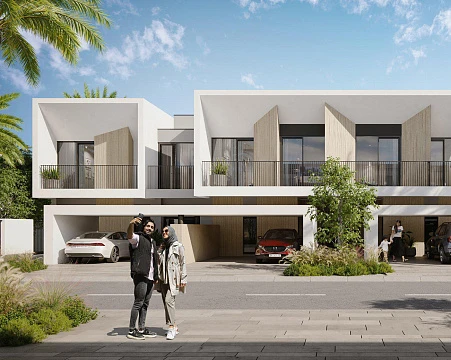 Элитные таунхаусы в закрытой резиденции Anya с бассейнами и парком, Arabian Ranches III, Дубай, ОАЭ