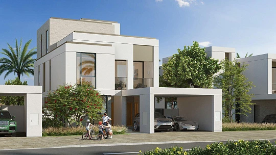 Новый комплекс вилл Fairway Villas 2 с бассейнами и полем для гольфа рядом с аэропортом, Emaar South, Дубай, ОАЭ