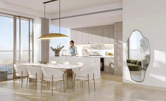 Новая высотная резиденция Mar Casa с пляжем, бассейнами и спа-центром, Maritime City, Дубай, ОАЭ