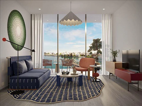 Элитная высотная резиденция Nautica с бассейном и гаванью, Dubai Maritime city, Дубай, ОАЭ