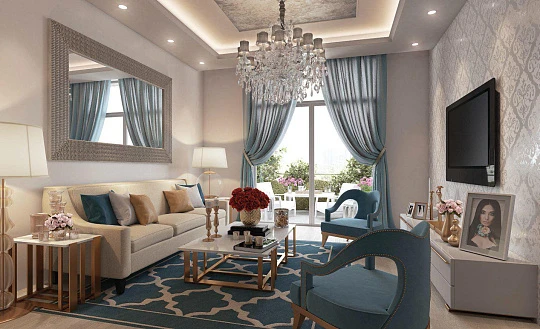 Резиденция премиум класса Candice Acacia с бассейном и спа-центром, Jebel Ali Village, Дубай, ОАЭ