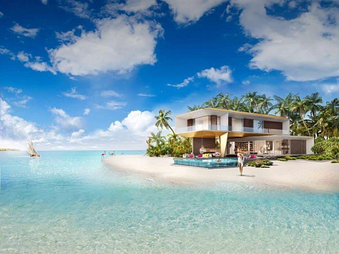 Виллы в немецком стиле, рядом с пляжем и лагуной, The World Islands, Дубай, ОАЭ